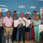 El PP de La Línea en el inicio de campaña, con Nacho Macías al frente.