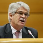El Ministro de Asuntos Exteriores, Alfonso Dastis, en su comparecencia.