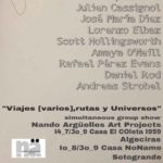 ​”Viajes [varios], rutas y Universos” de Nando Argüelles